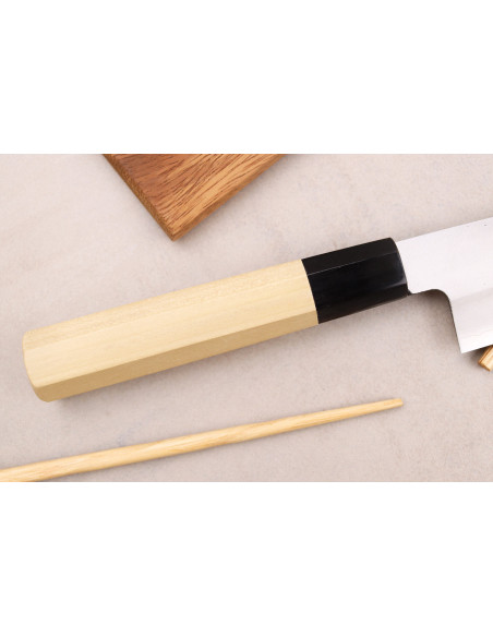 Momotaro Ginsan 18cm faca santoku kiritsuke faca santoku japonesa feita à mão cabo de magnólia