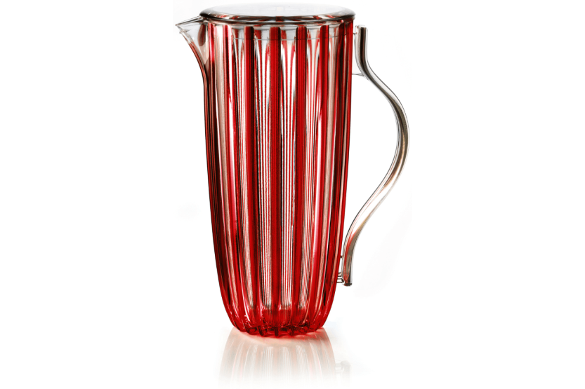 Karaffel Guzzini Dolcevita rouge en polymère biosourcé