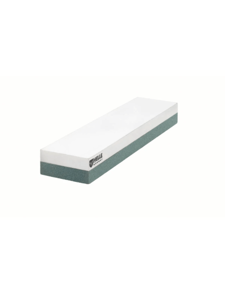 Helle H300301 kaksipuolinen hiomakivi 320/500 karkeudella koko S nahkakotelolla.