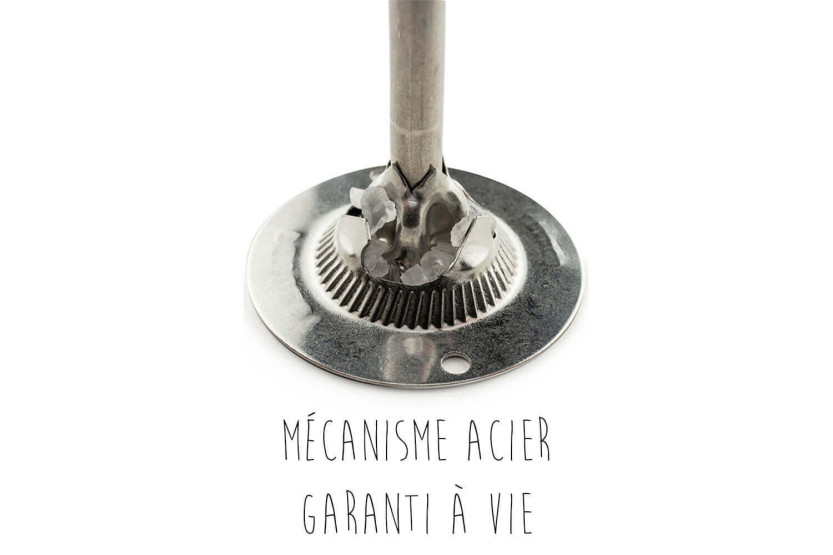 Manuelle Salzmühle Peugeot Oléron Schokolade aus Holz und Acryl 14cm