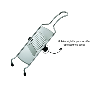 Cortafiambres de acero inoxidable Rösle Classic 12 x 40cm 2