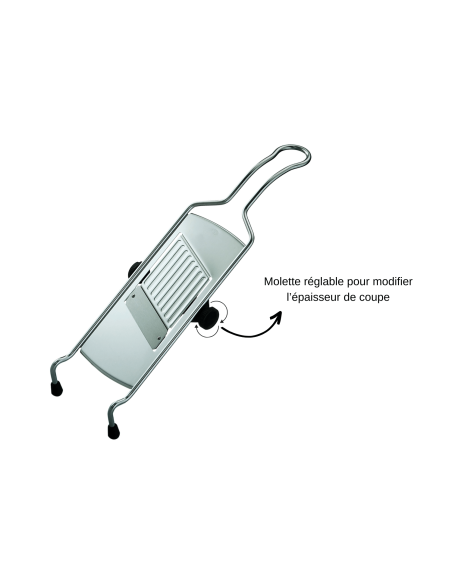 Rösle Classic roestvrijstalen snijmachine 12 x 40cm