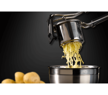 Rosle aardappelstamper van roestvrij staal met polyamide handvat 2