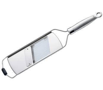 mandolina de cocina Rösle de acero inoxidable 18/10 + 3 insertos