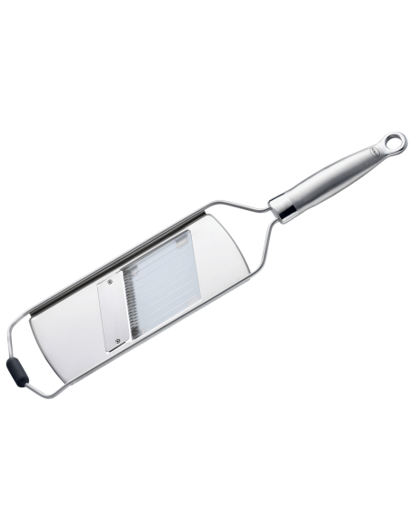 mandolina de cocina Rösle de acero inoxidable 18/10 + 3 insertos