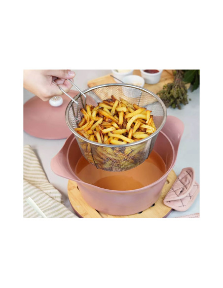 Cesto de fritar para Cocotte Cookut em aço inoxidável