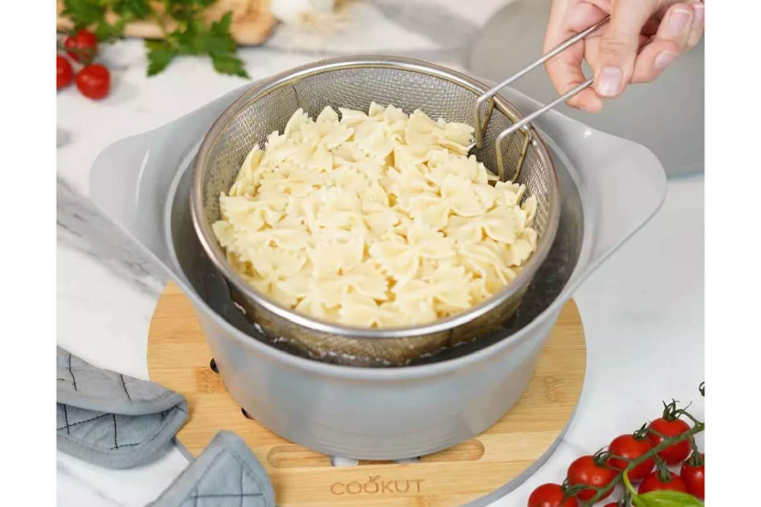Cesto de fritar para Cocotte Cookut em aço inoxidável