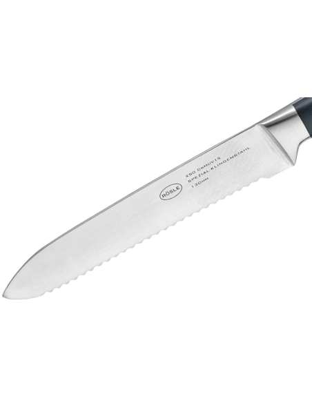 Rösle Tradition coltello universale con lama seghettata da 13 cm