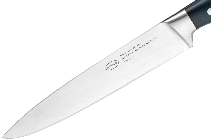 Faca para carne Rösle Tradition com 18 cm de lâmina