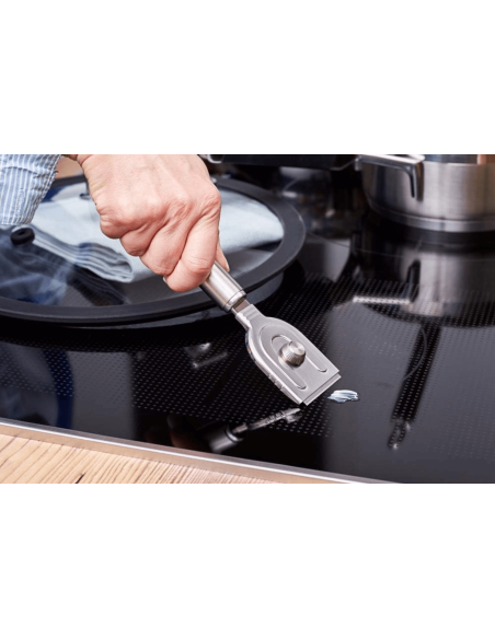 Rascador Rösle para placas vitrocerámicas de acero inoxidable