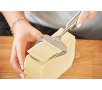 Rosle osteskrape i rustfritt stål 24 cm 2