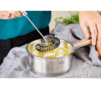 Frullino a spirale piatto Rösle in silicone e acciaio inox 2