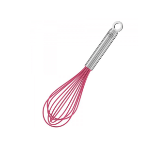 Rösle Pink Charity Küchenbesen aus rosa Silikon 27cm