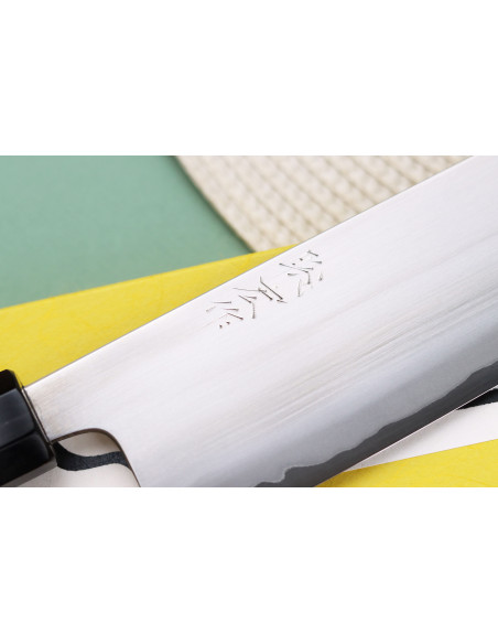nakiri kniv 16,5cm Japonais artisanal Toshihiro Wakui Shirogami 2 San Maï poly