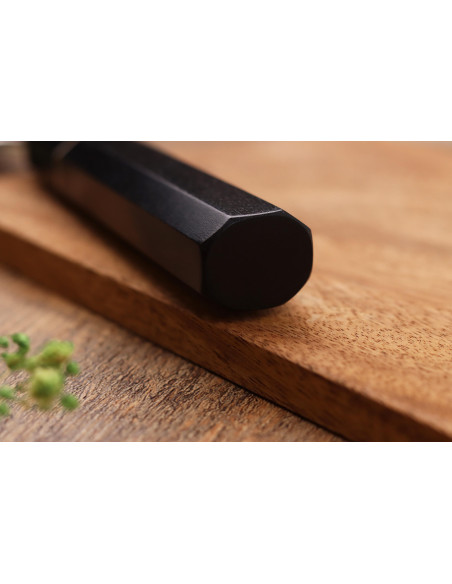 santokumesser 19,5cm japanisch handgefertigt Sukenari ZDP-189 Damast Griff aus Ebenholz