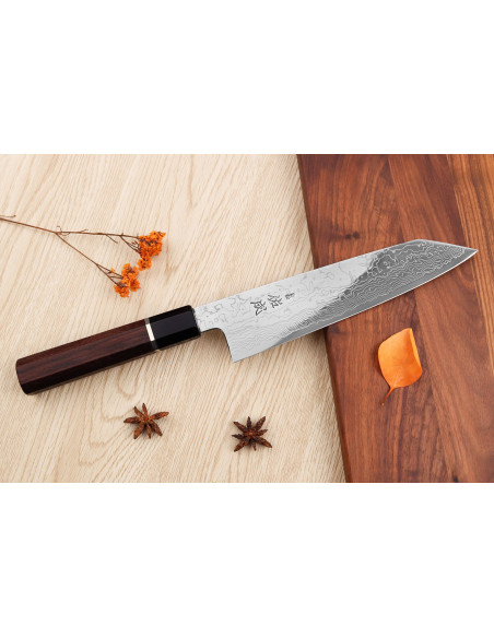 Kokk kniv kiritsuke 21cm japansk håndlaget Sukenari SG2 damaskus