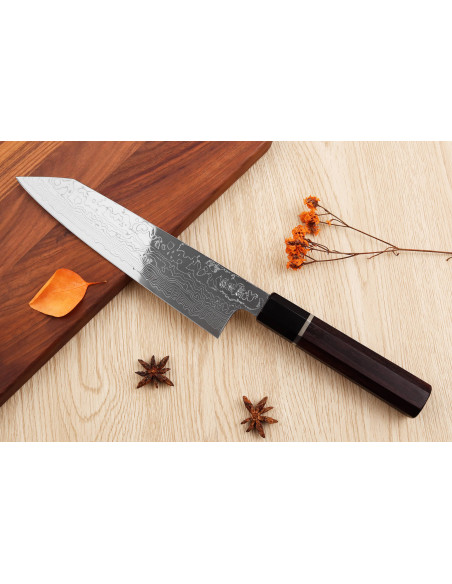 Faca de chef kiritsuke de 21 cm Sukenari SG2 damas japonesa feita à mão