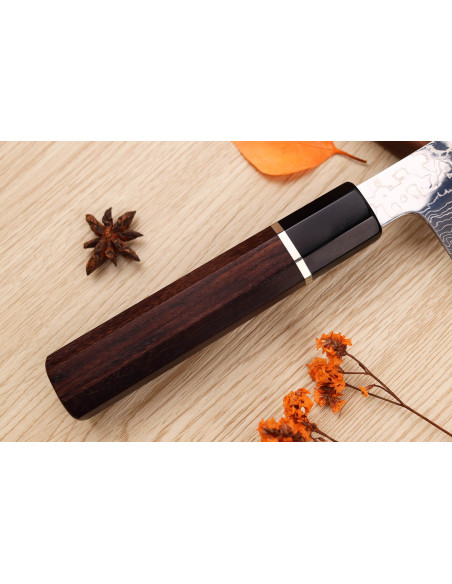 Faca de chef kiritsuke de 21 cm Sukenari SG2 damas japonesa feita à mão