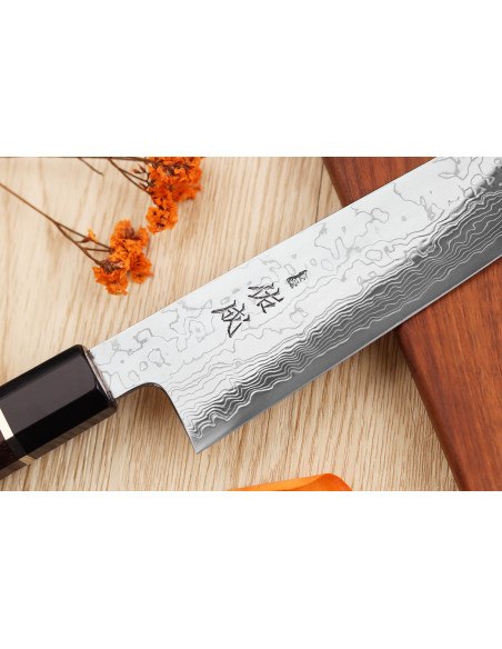 Kochmesser kiritsuke 21cm japanisch handgefertigt Sukenari SG2 Damast