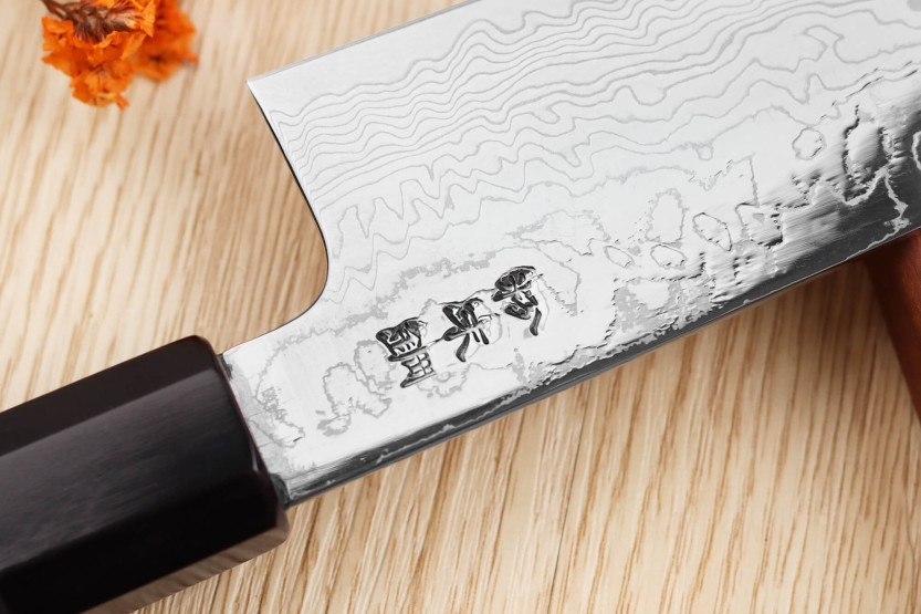 Faca de chef kiritsuke de 21 cm Sukenari SG2 damas japonesa feita à mão