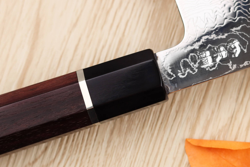 21cm kiritsuke cuchillo de chef Sukenari SG2 damas japonesas hecho a mano