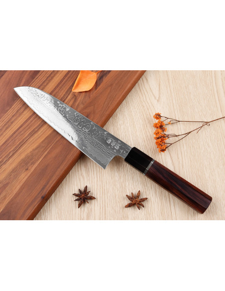 Sukenari SG2 damascus 19.5cm Japanese santoku knife