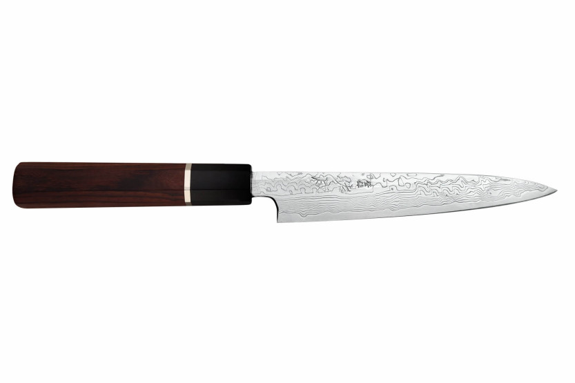 Universalmesser 16,5cm japanisch handgefertigt Sukenari SG2 Damast