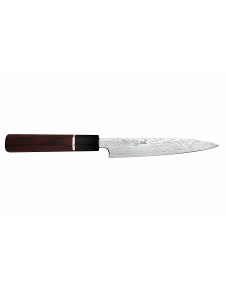 Universalmesser 16,5cm japanisch handgefertigt Sukenari SG2 Damast