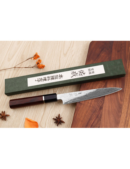 16.5cm Sukenari SG2 damascus Universal knife handmade Japanese Universal knife