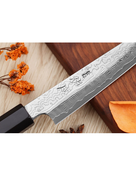 16,5 cm coltello universale Sukenari SG2 in damasco, fatto a mano in Giappone