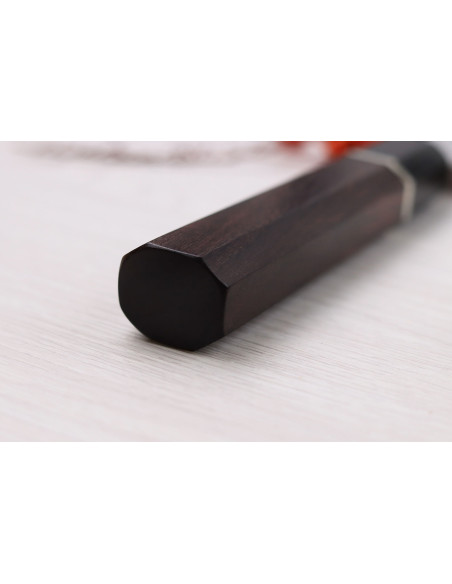HAP40 Sukenari San Maï Faca de chef kiritsuke japonesa de 21 cm, feita à mão, com cabo em pau-rosa
