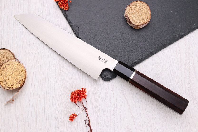 21cm Sukenari HAP40 San Maï käsityöläis japanilainen kiritsuke kokki ' s veitsi ruusupuu kahva
