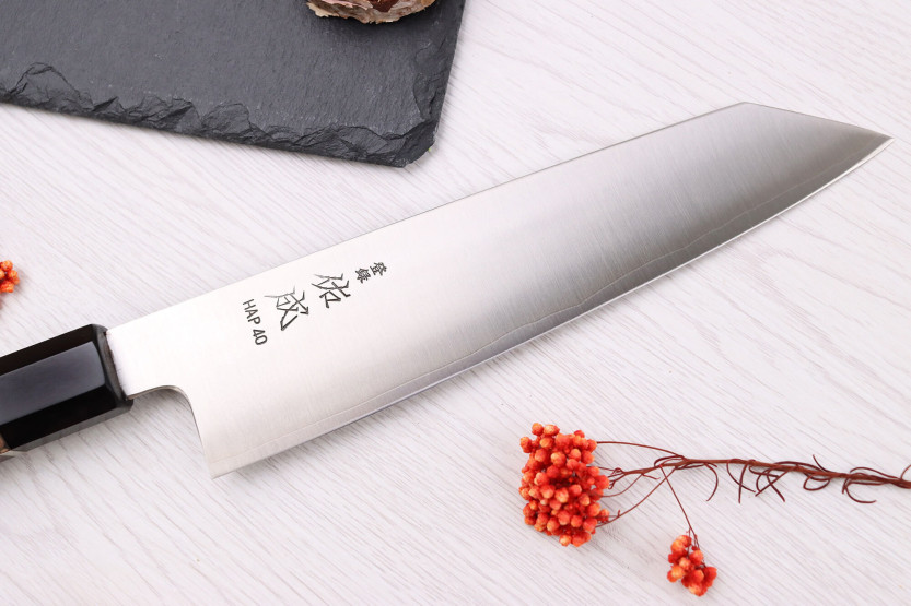 21cm Sukenari HAP40 San Maï käsityöläis japanilainen kiritsuke kokki ' s veitsi ruusupuu kahva