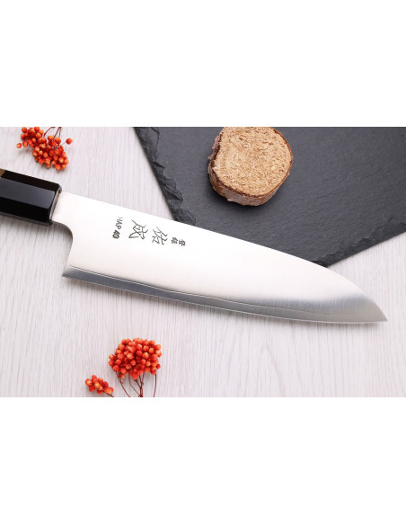19,5 cm Sukenari HAP40 San Maï coltello santoku giapponese con manico in palissandro