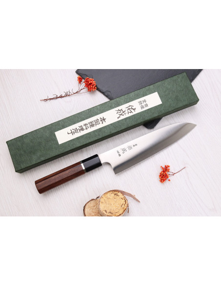 19,5 cm Sukenari HAP40 San Maï Japansk santokukniv med håndtag i palisander