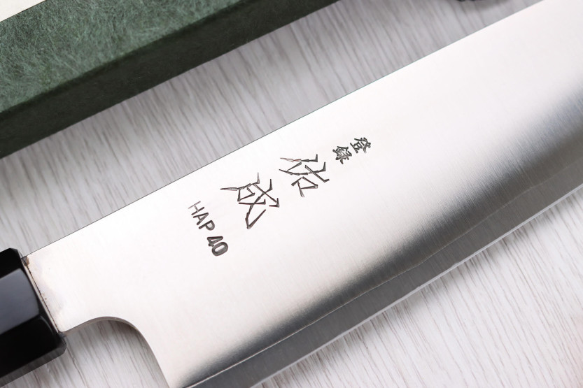 19,5 cm Sukenari HAP40 San Maï coltello santoku giapponese con manico in palissandro