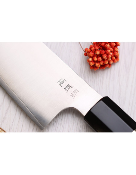 19,5cm Sukenari HAP40 San Maï Japans santoku mes met palissander handvat