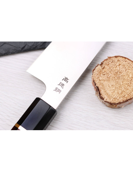 21cm Sukenari HAP40 San Maï handmade Japanese chef ' s knife with rosewood handle