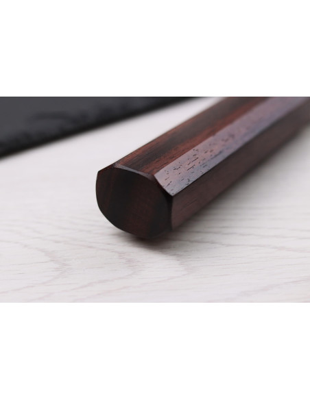 Kochmesser 21cm japanisch handgefertigt Sukenari HAP40 San Maï Griff aus Rosenholz