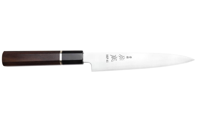 HAP40 Sukenari San Maï cuchillo universal japonés de 16,5 cm con mango de palisandro