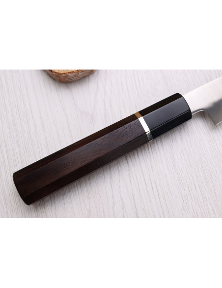 HAP40 Sukenari San Maï cuchillo universal japonés de 16,5 cm con mango de palisandro