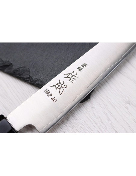 HAP40 Sukenari San Maï 16,5 cm coltello universale artigianale giapponese con manico in palissandro