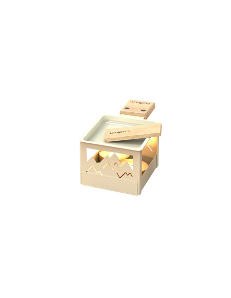 Cookut Yeti foldable candle raclette set with pan and spatula