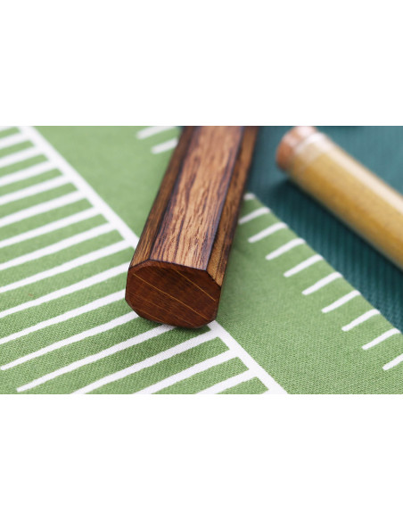 nakiri messer 16,5cm japanisch handgefertigt Masutani gehämmert Griff aus Eiche