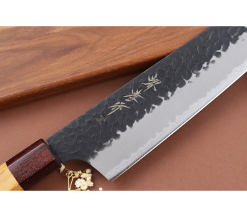 Couteau kengata 19cm japonais Sakai Takayuki AS brut de forge 2