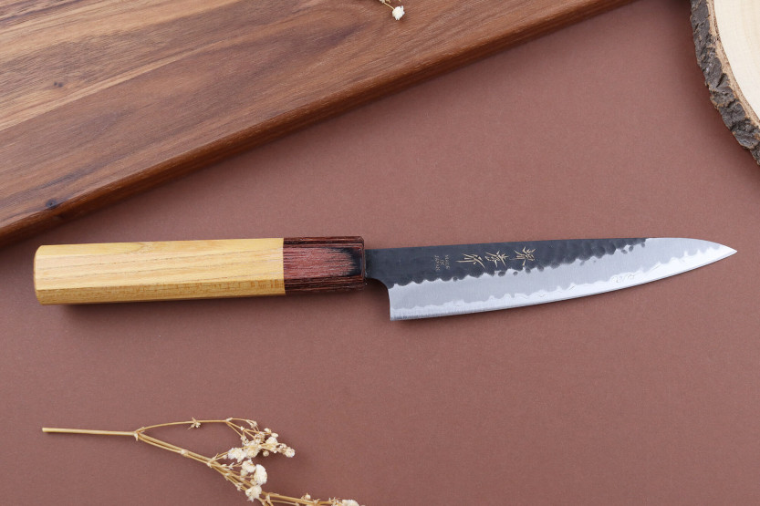 Japanisches Universalmesser 13,5cm Sakai Takayuki AS roh geschmiedet