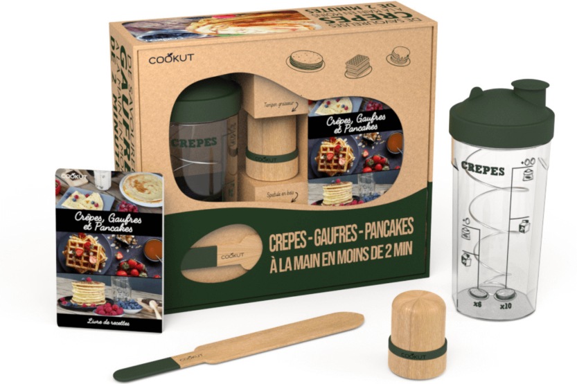 Cookut Miam Factory gift box for pancakes, waffles and crepes