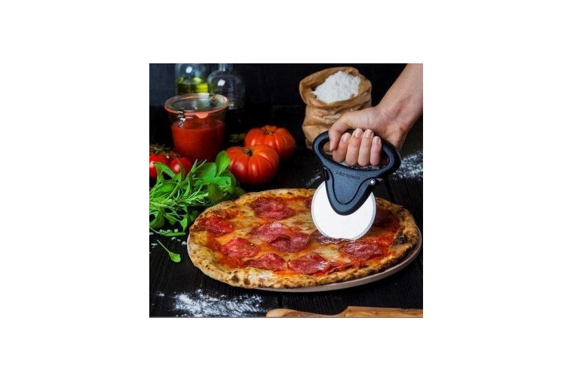 Roda para pizza Microplane EASY PREP preto com cabo ergonómico