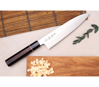 21 cm Sukenari ZDP-189 San Maï japansk kokkekniv med ibenholtskaft 2