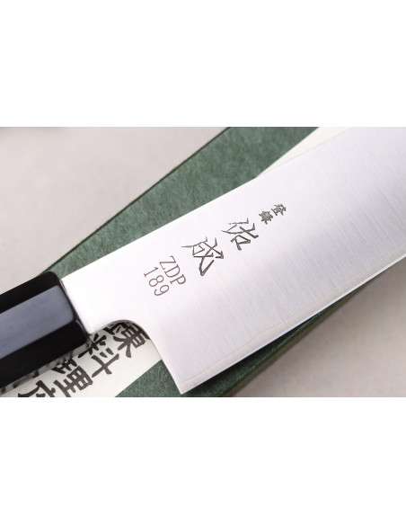 21cm Sukenari ZDP-189 San Maï Japans koksmes met ebbenhouten handvat